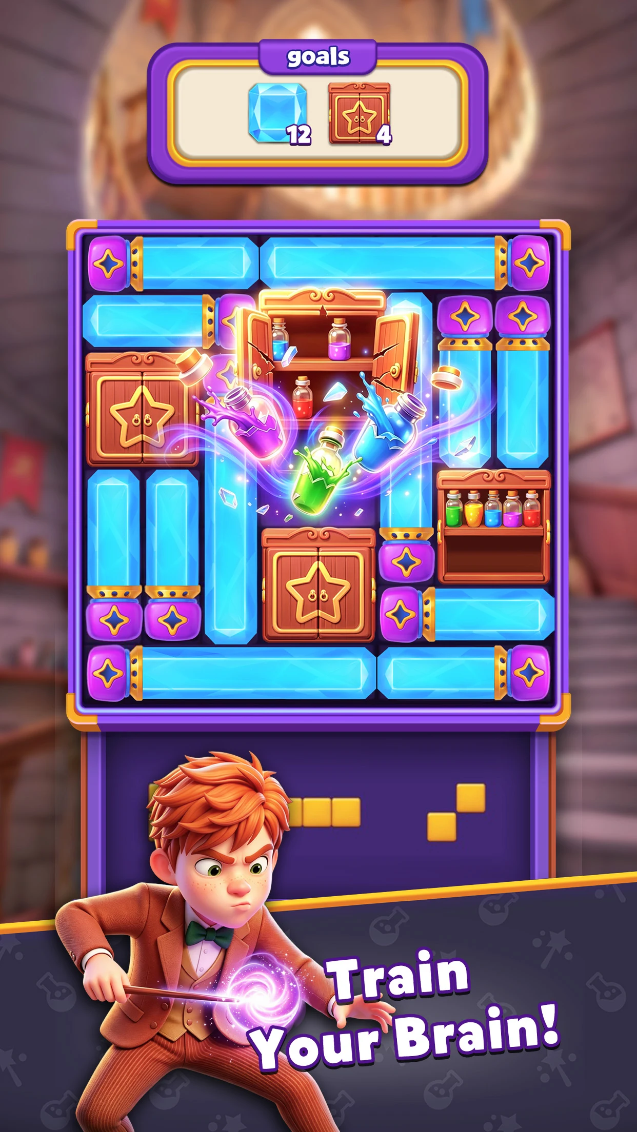 Block Wizard: Brain Puzzle screenshot